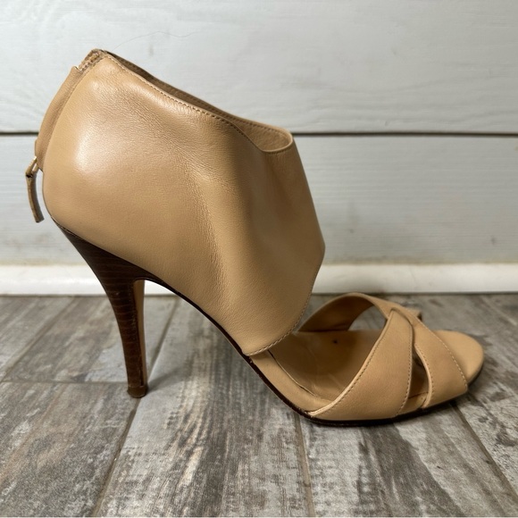 Cole Haan Beige/Nude Leather Sandal Heel Size 8 - Picture 3 of 3